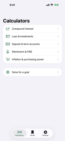 Compound Interest, FIRE, Loan Screenshot 3 of 7