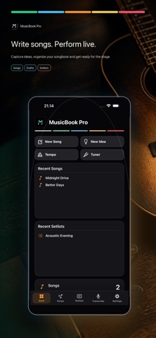 MusicBook Pro screenshot