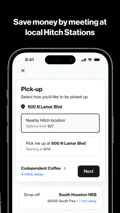 Hitch - City-to-City Rideshare Screenshot