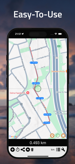 DistanceCalculator - Map tool Screenshot 2 of 4