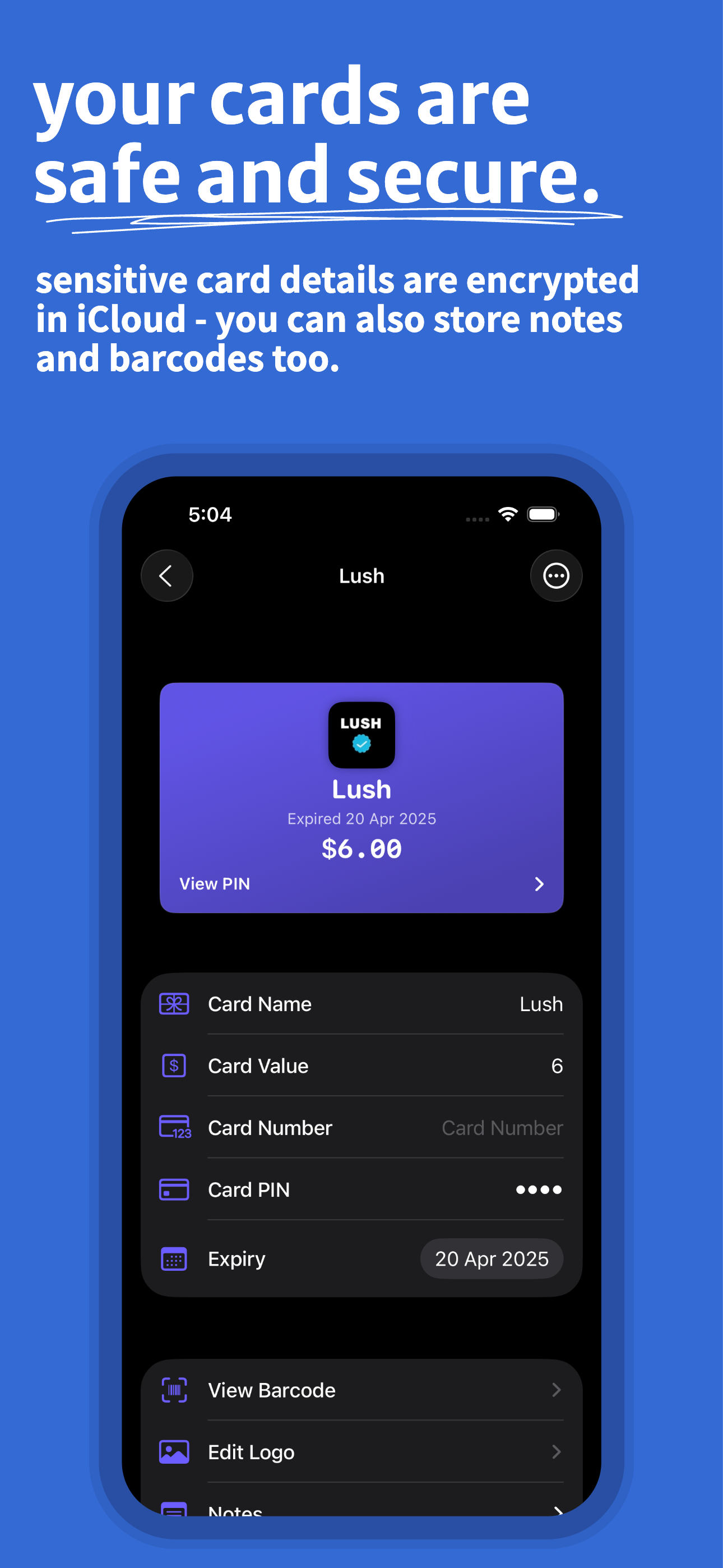 Card Scanner: Giftly screenshot 5