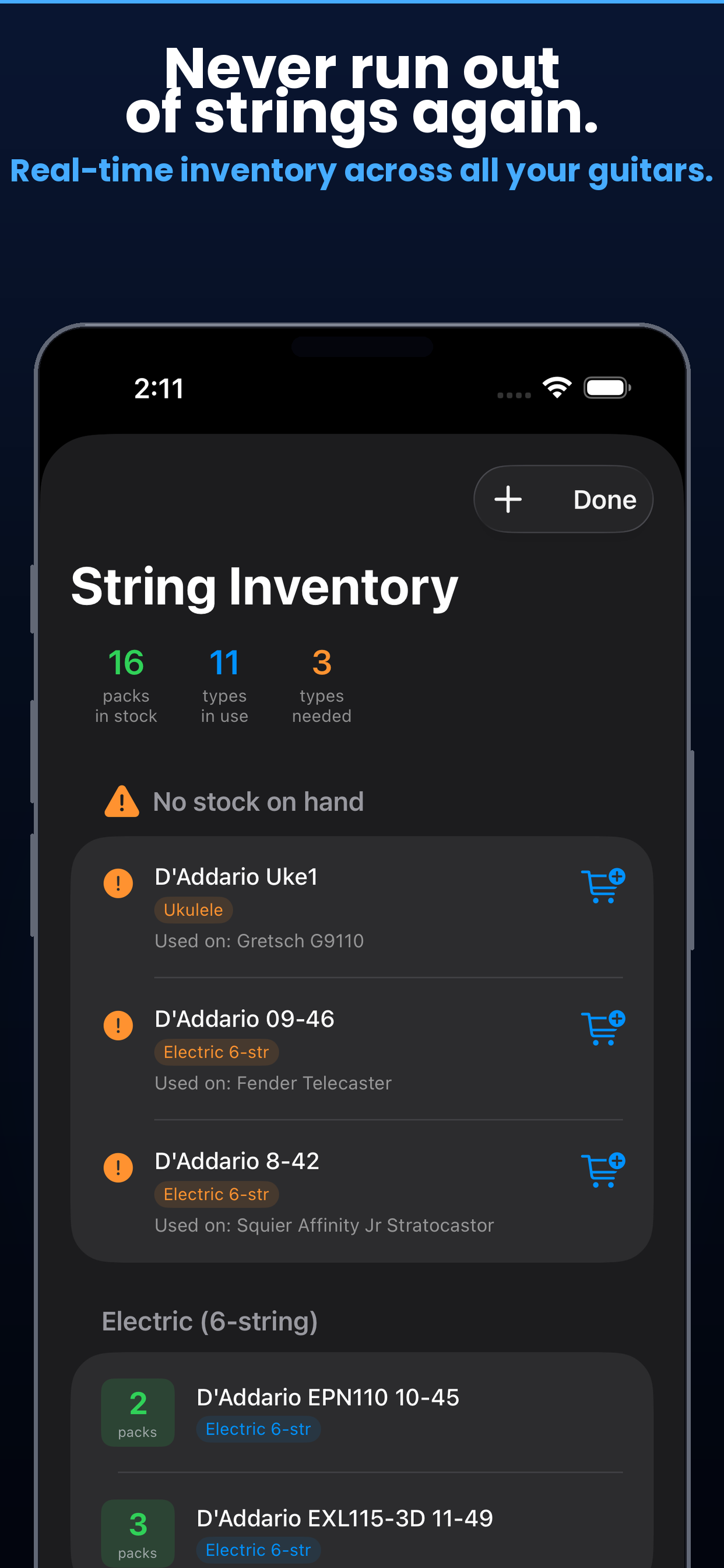 FretLedger: Guitar Tracker
