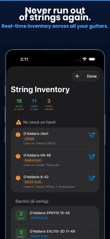 FretLedger: Guitar Tracker screenshot 7 of 8