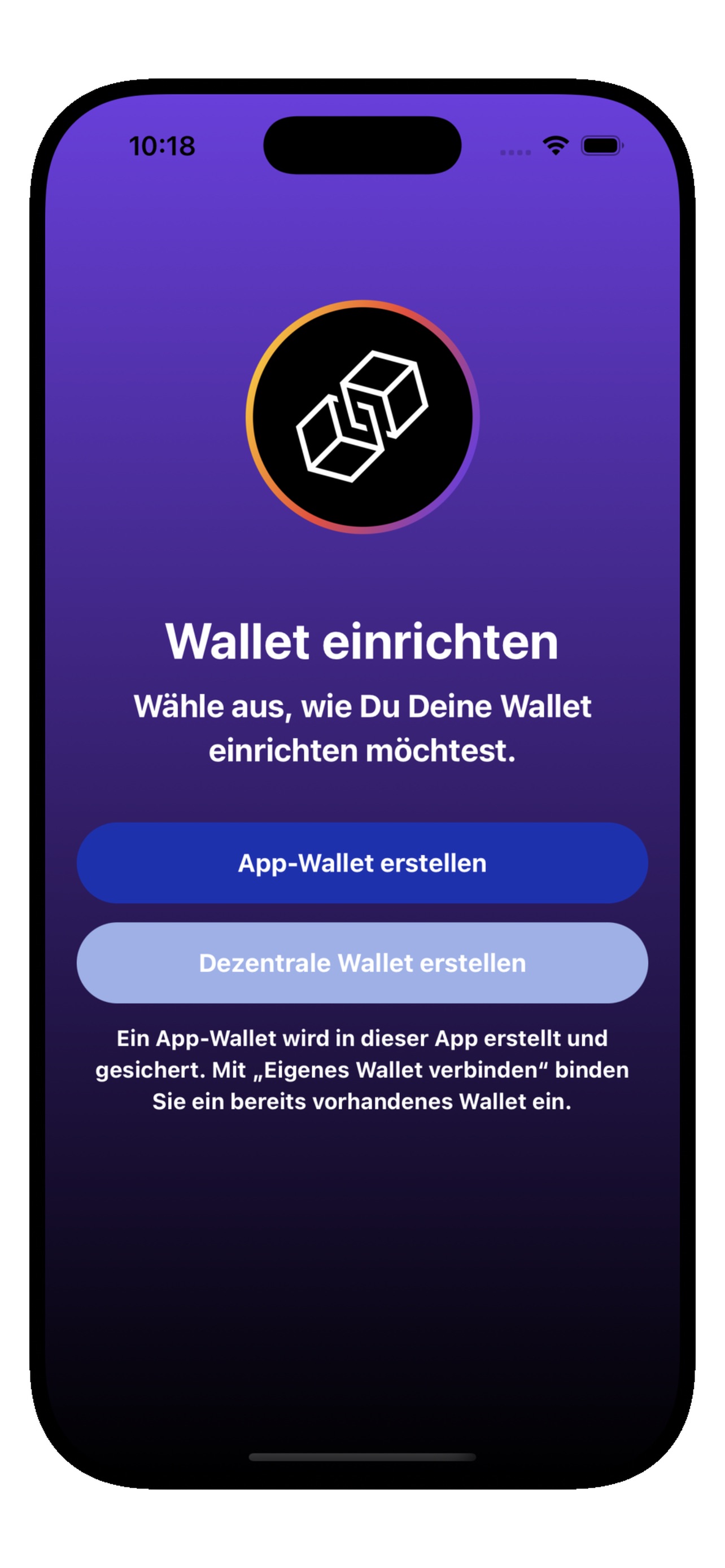 Screenshot 2 of TUM Blockchain Club Wallet
