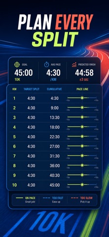 Run Pace Calculator & Splits Screenshot 4 of 10