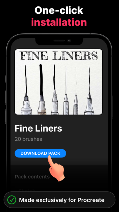 Screenshot #2 pour Artist Brushes pour Procreate