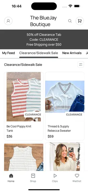 The BlueJay Boutique screenshot 1