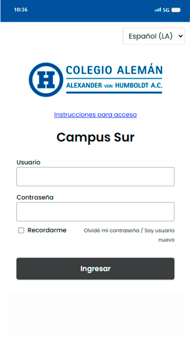 Colegio Alemán Sur Screenshot