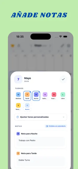 SaniTurnos -Calendario laboral screenshot 4