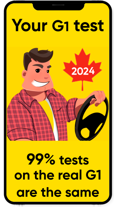 G1 driver's test Ontario 2025 Screenshot