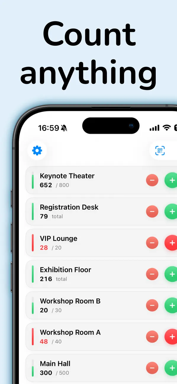 Screenshot #1 pour Clicker Counter - Live Tally