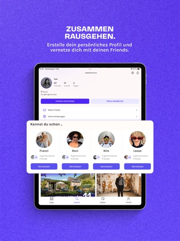 Rausgegangen: Events entdecken iPad screenshot 3