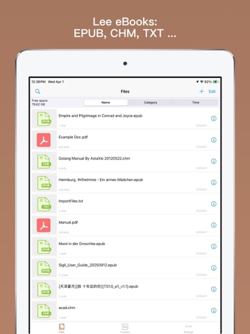 Lector Epub:leer libro,txt,pdf iPad screenshot 1