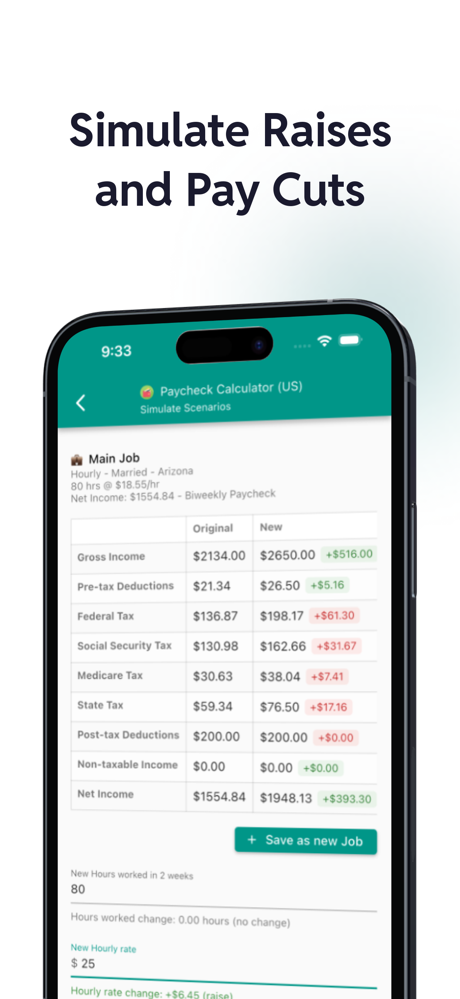 Paycheck Calculator US - Pay44 screenshot 7