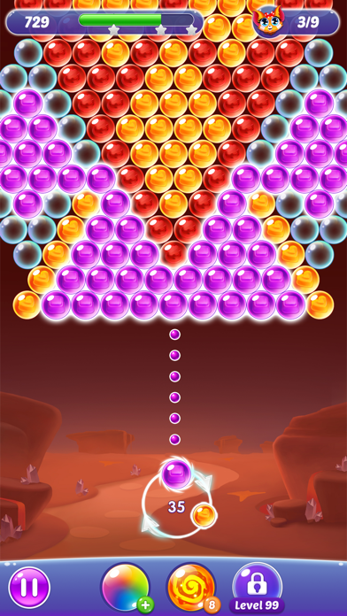 Screenshot #2 pour Bubble shooter - Balls Game