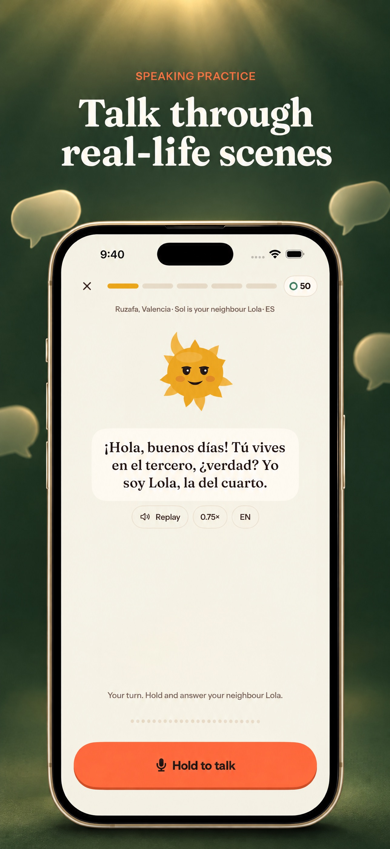 Screenshot 2 of Soltura: Learn Spanish