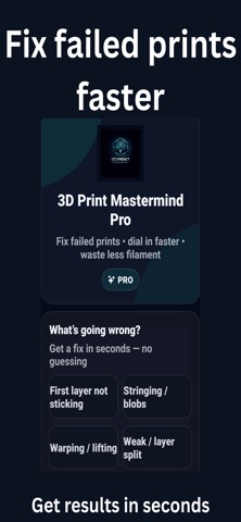 3D Print Mastermind Pro iPhone screenshot