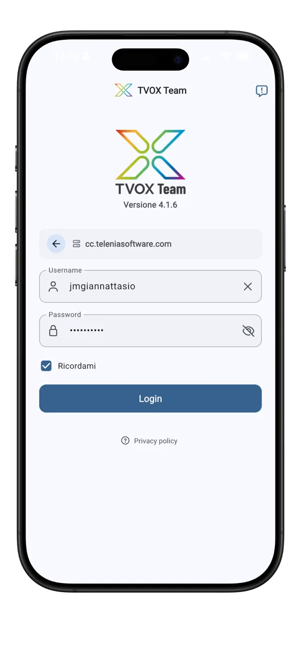 Screenshot #2 pour TVox Team