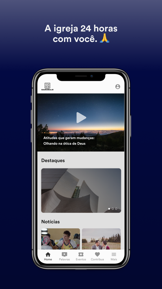 #1. Quadrangular (iOS) بواسطة: Igreja do Evangelho Quadrangular