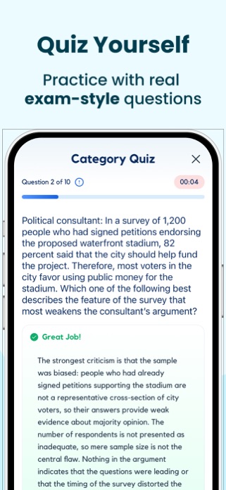 LSAT Exam Prep 2026 Screenshot 2 of 6