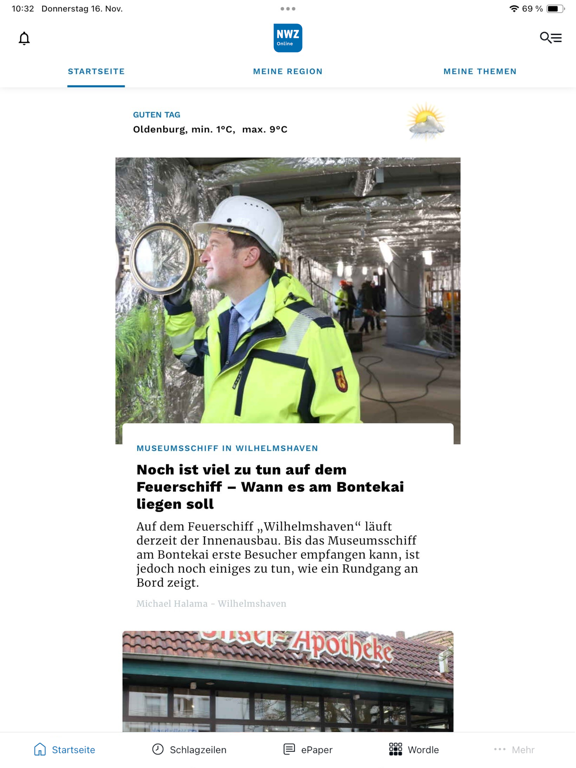 Screenshot #4 pour NWZonline - Nachrichten