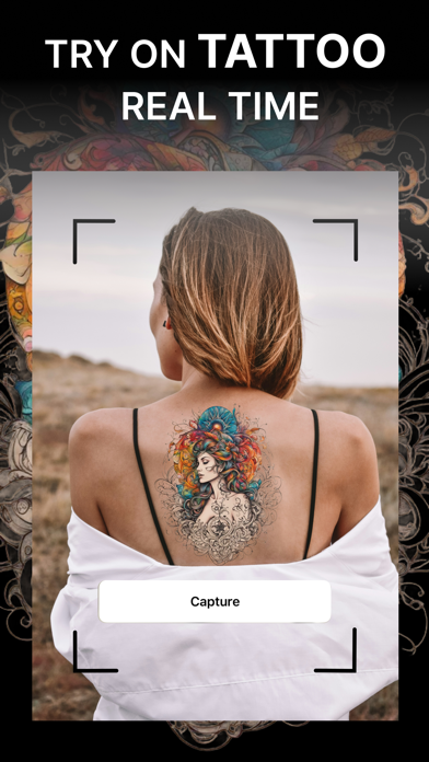 AI Tattoo Generator, Stencil Screenshot