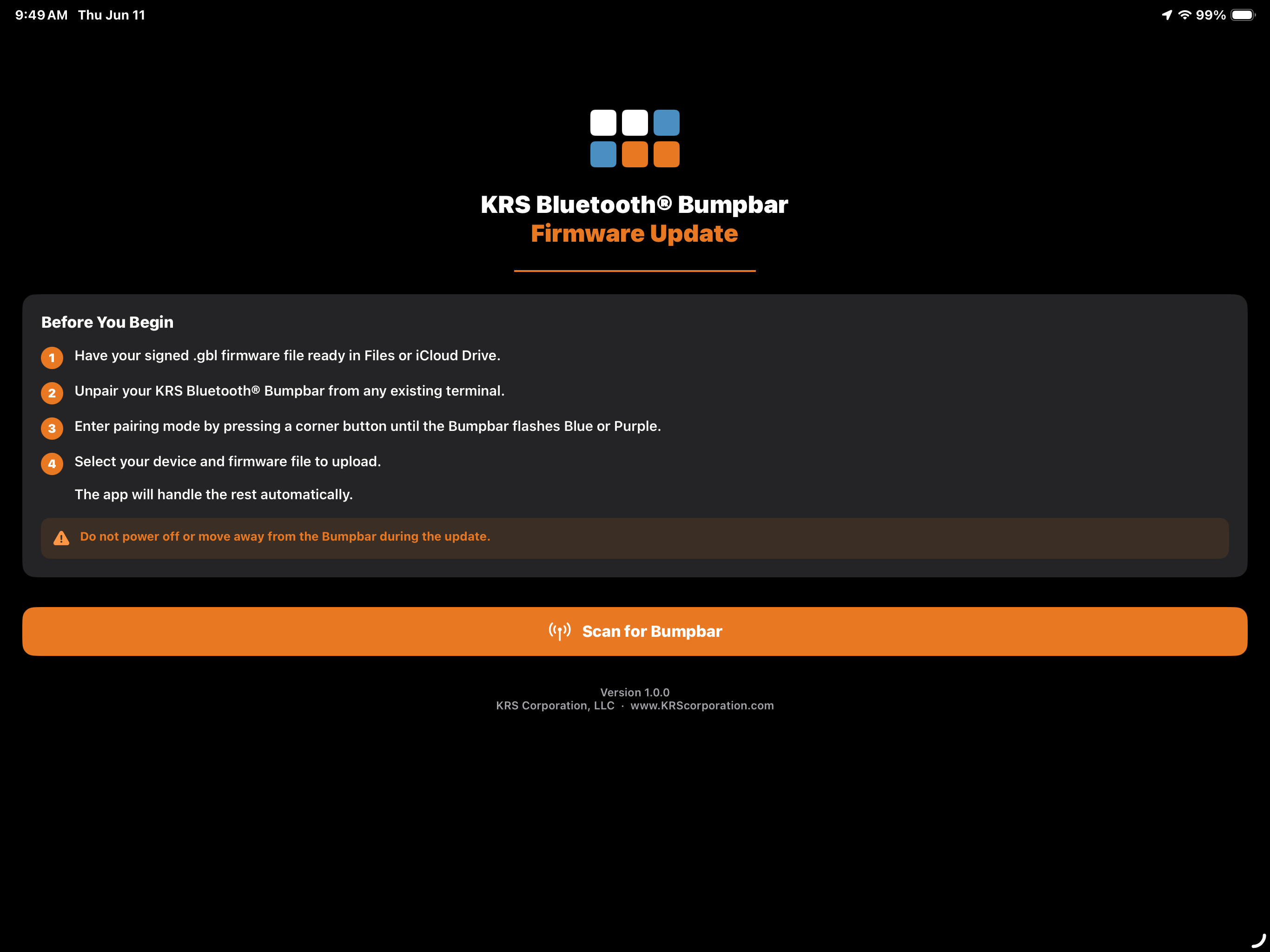 KRS Firmware Update screenshot 7