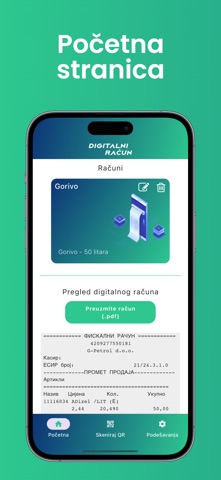 Digitalni račun Screenshot 1 of 6