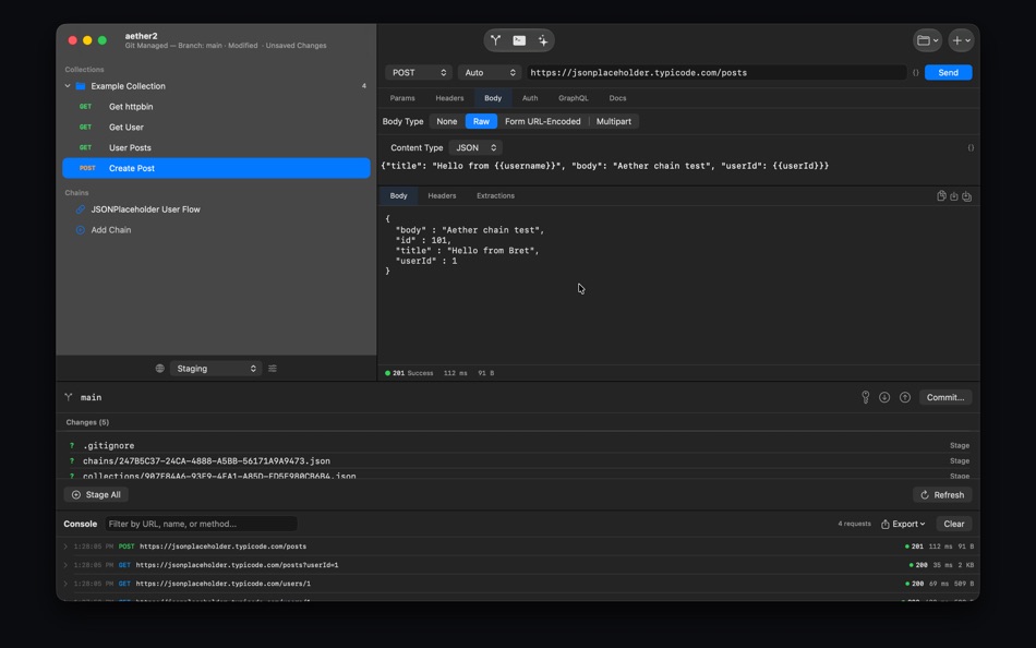 #4. Aether API Client (macOS) By: Jerry COMBS