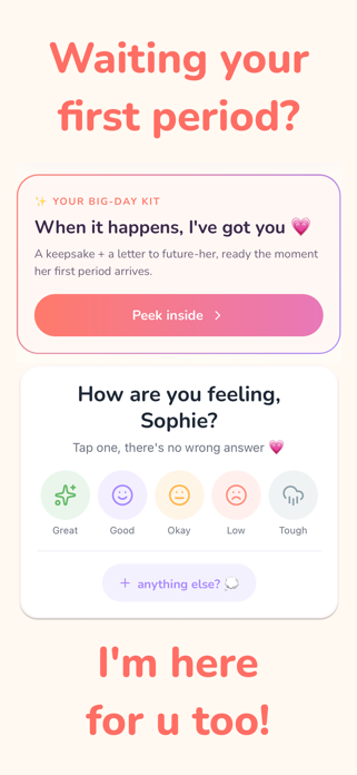 Soso: Tween Period Tracker Screenshot 3 of 8