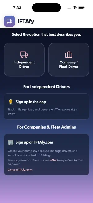 IFTAfy: IFTA Mileage Tracker screenshot 2