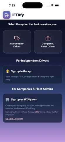 IFTAfy: IFTA Mileage Tracker Screenshot 2 of 10