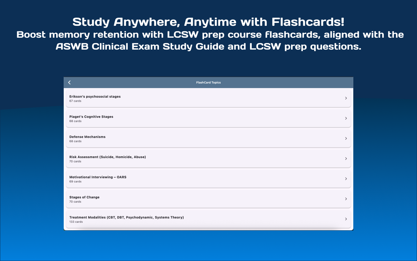 LCSW Clinical Exam Prep