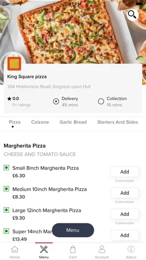 King Square Pizza Online screenshot 2
