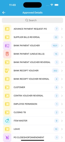 Glozo Approvals screenshot