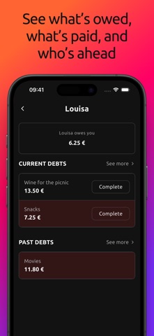 Dibs: Debt & IOU Tracker screenshot