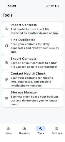 Easy Contacts Backup Screenshot 5 of 5