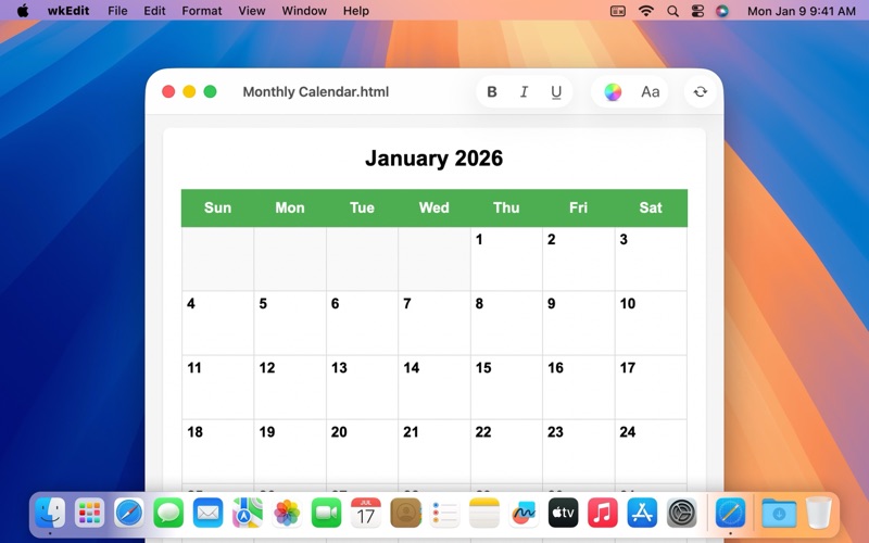 App screenshot