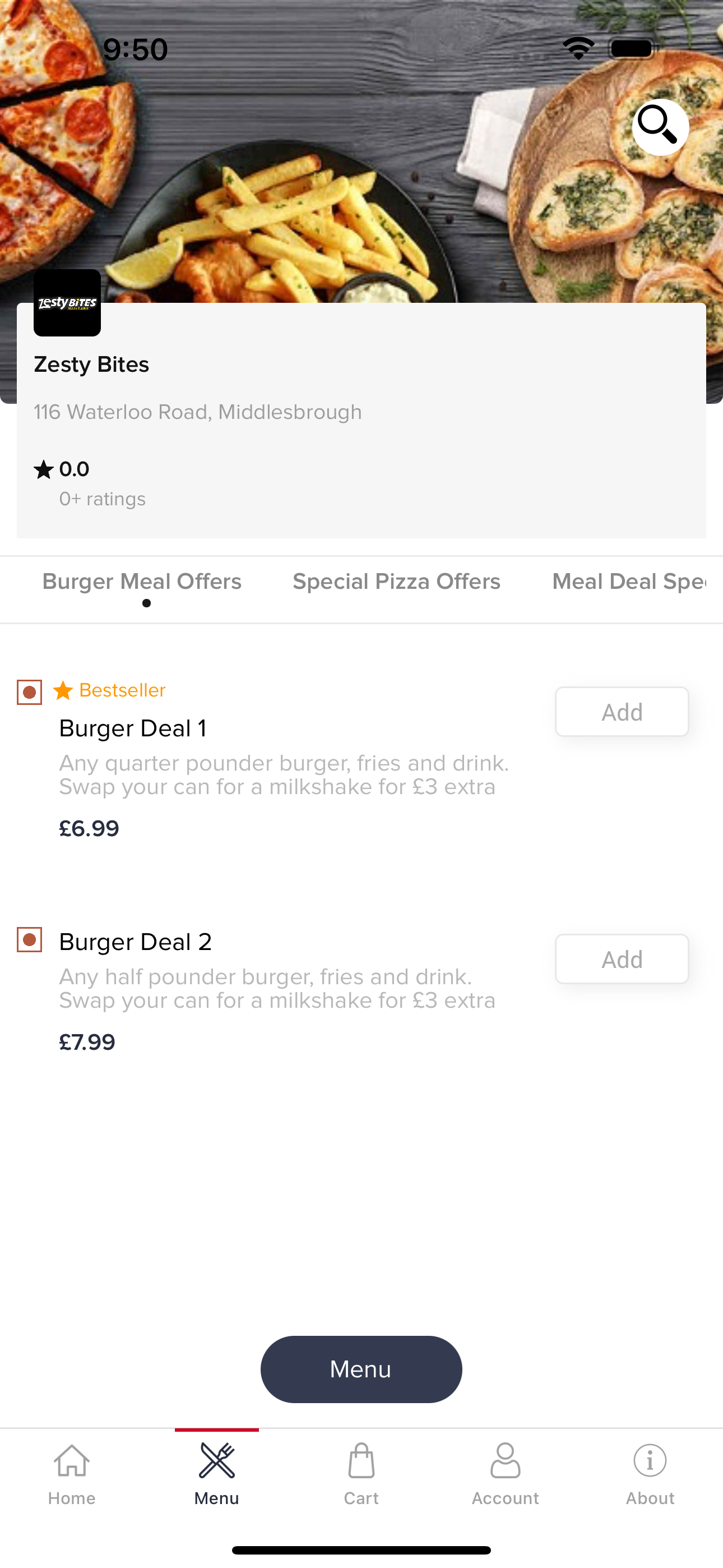 Zesty Bites screenshot 2