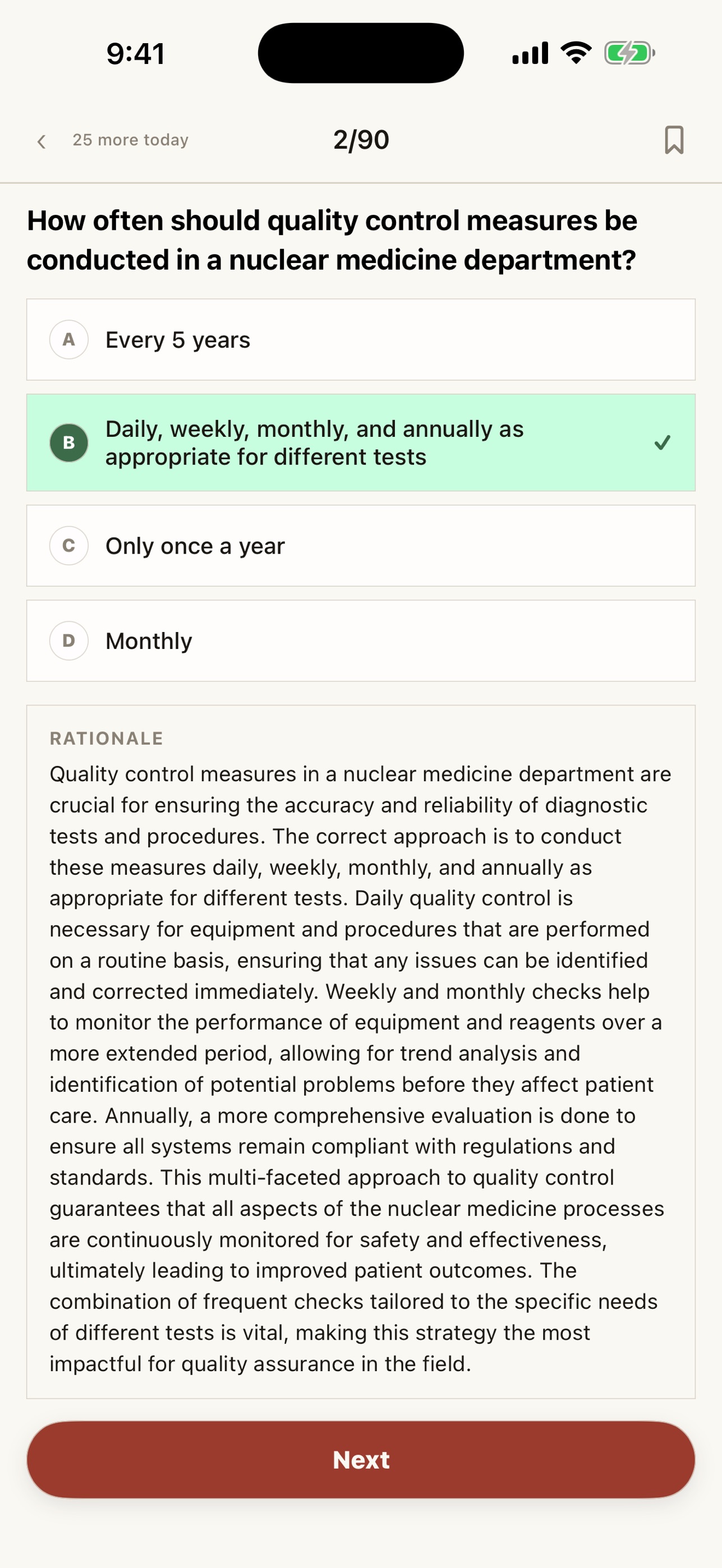Screenshot 3 of NMTCB Practice Test