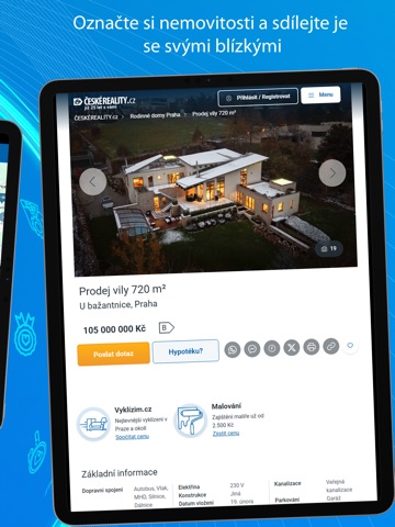 ČESKÉREALITY.cz iPad screenshot