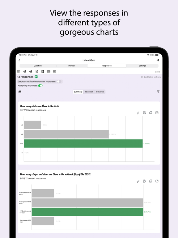 Form for Google Forms iPad screenshot 4 - Productivity app