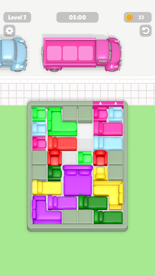 #5. Moving Out! Color Puzzle (iOS) 由: Brew Games
