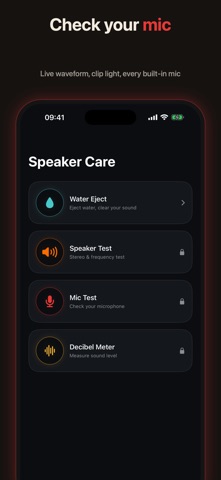 Water Eject: Speaker Care Pro iPhone screenshot