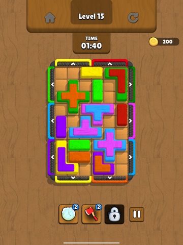 Color Wooden Puzzle iPad screenshot