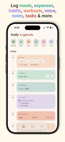 Log Anything: Life Tracker Screenshot 2 of 10