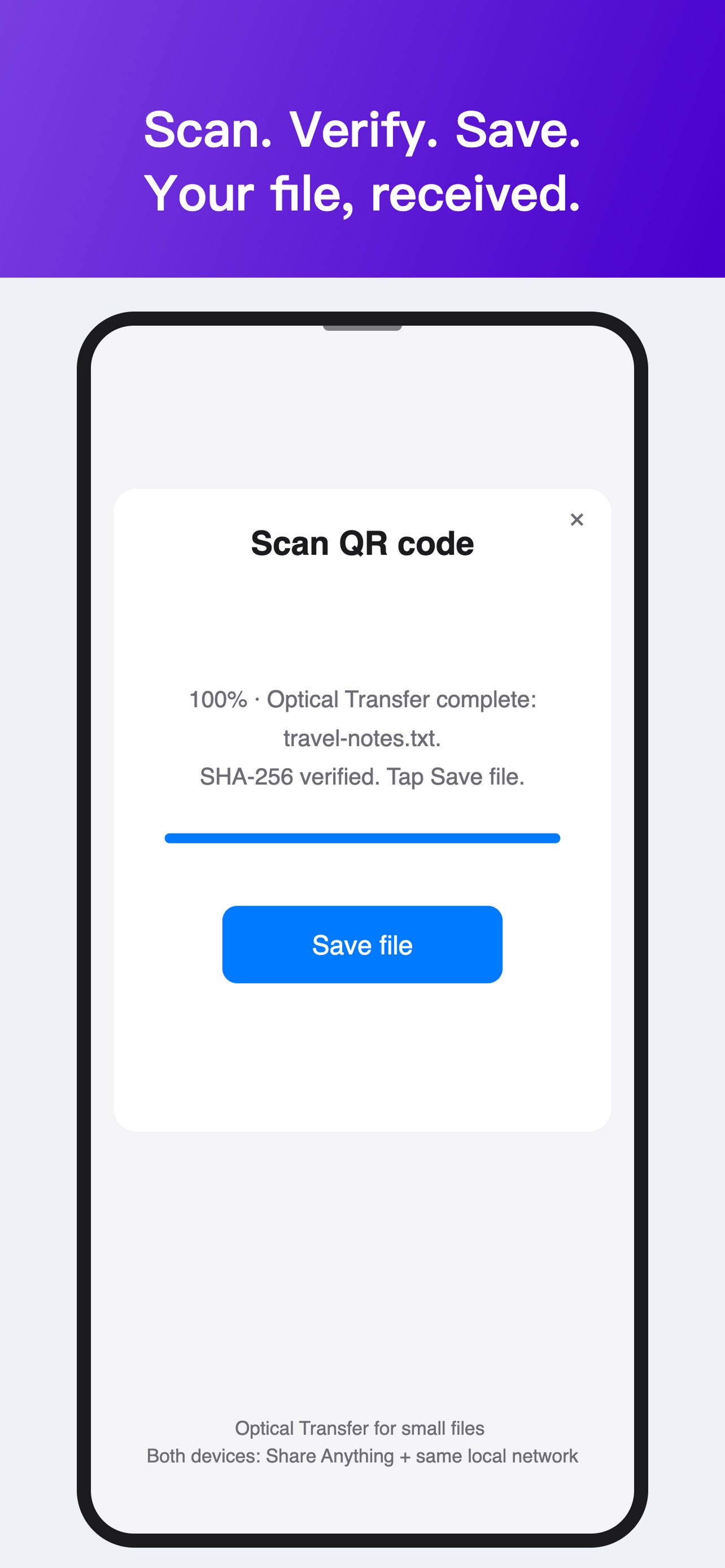 Screenshot 4 of QR ShareAnything