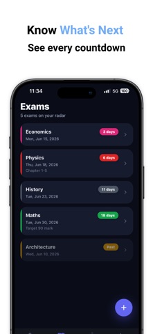 Exam Countdown: ExamIQ Screenshot 2 of 7