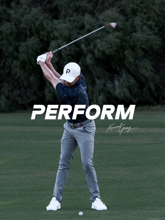 Perform Golf iPad screenshot 1 - Sports app