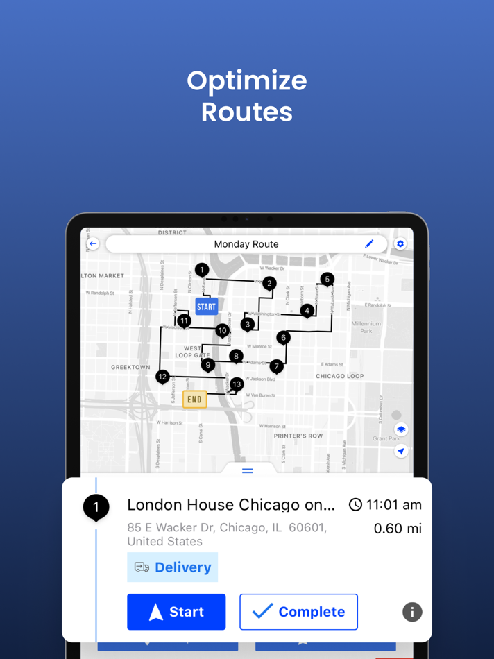 #7. Upper: Delivery Route Planner (iOS) 由: Monocubed, Inc